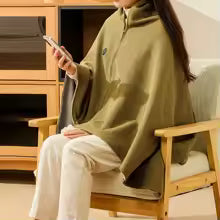 Wearable USB Electric Heated Blanket – 3-Level Adjustable Temperature, Washable Warmer Blanket for Women.